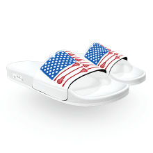 Deco USA Lax Slides - White Angled