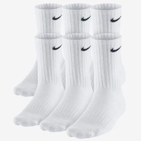 Nike Crew Cotton Socks - 6 Pack