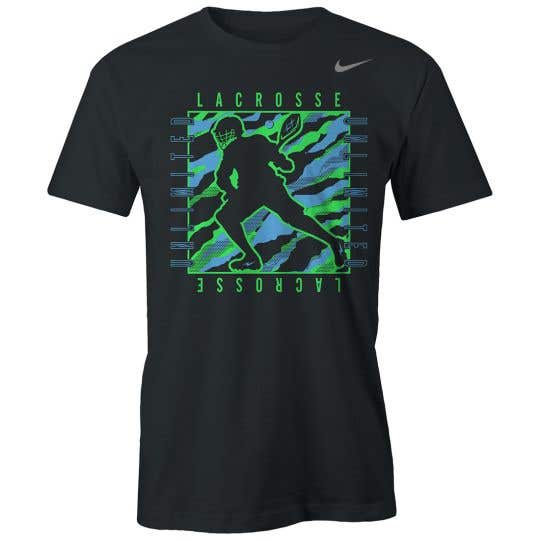 Nike Neon Camo Youth Lacrosse Tee