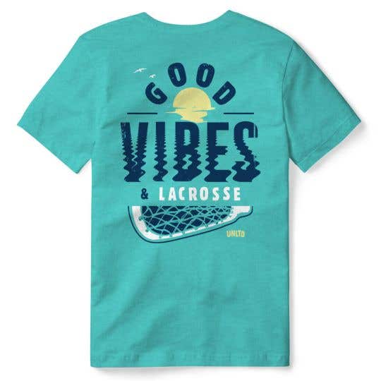 Lacrosse Unlimited Good Vibes and Lax Lacrosse Tee