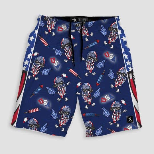 USA Number 1 Lacrosse Shorts