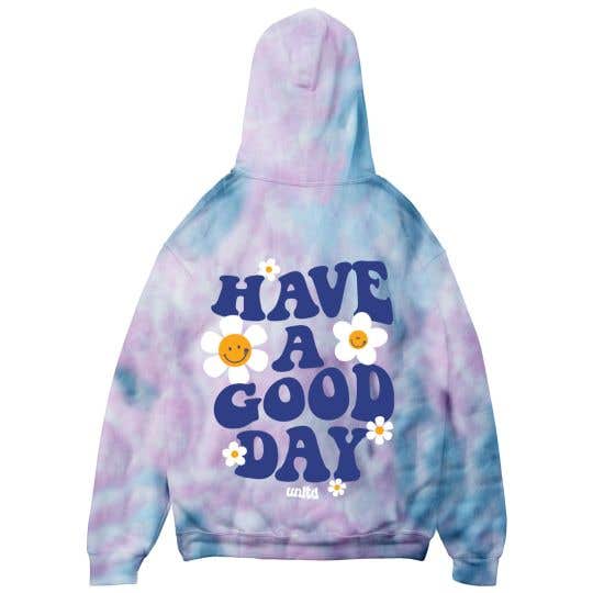 tie-dye good day hoodie