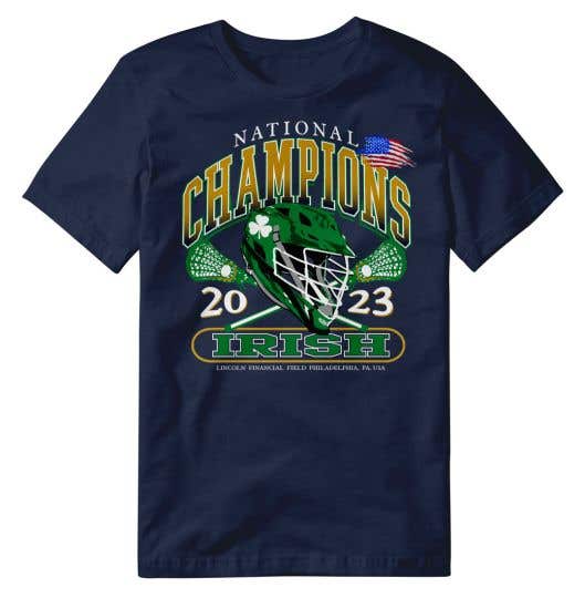 NCAA National Lacrosse Champions tee front view