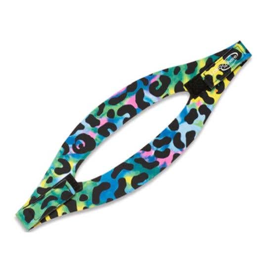 Cheetah print lokosphere goggle strap