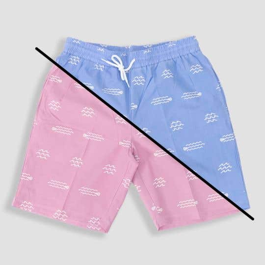Color Changing Waves Lifestyle Shorts