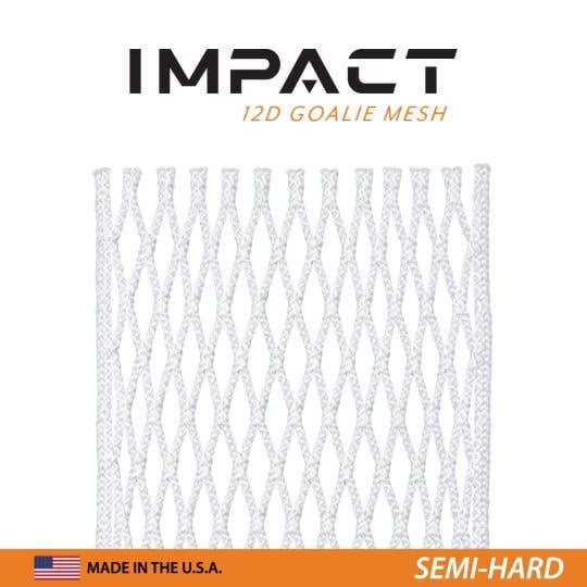 ECD Lacrosse Impact 12D Goalie Mesh - Semi-Hard