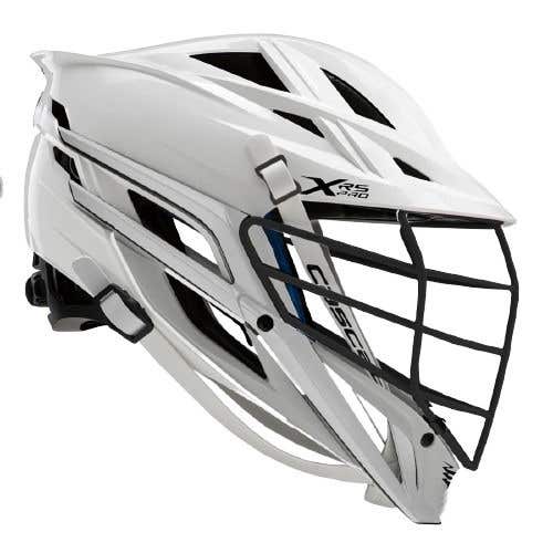 Cascade XRS PRO Lacrosse Helmet (White Shell/Black Facemask)