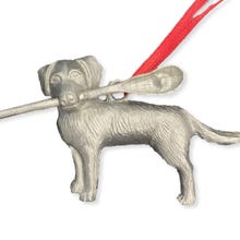 Dog Lacrosse Ornament