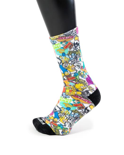 Simpsons Lacrosse Graffiti Socks