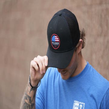 USA Stamp Lacrosse Hat