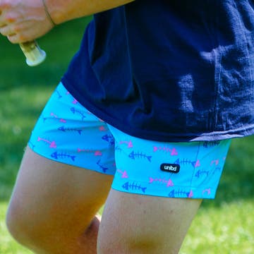 Fishbone Swim Dodge Lacrosse Shorts