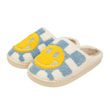 Smiley Face Lacrosse Slippers