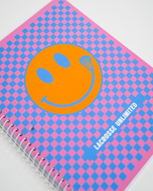 Smile Lacrosse Spiral Notebook
