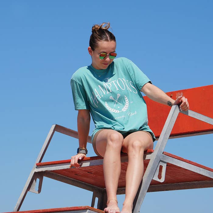 hamptons lacrosse tee