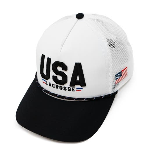USA Flight Lacrosse Hat front view