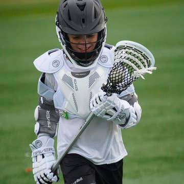 6-Piece Lacrosse Intermediate Set (Choose Your Helmet)