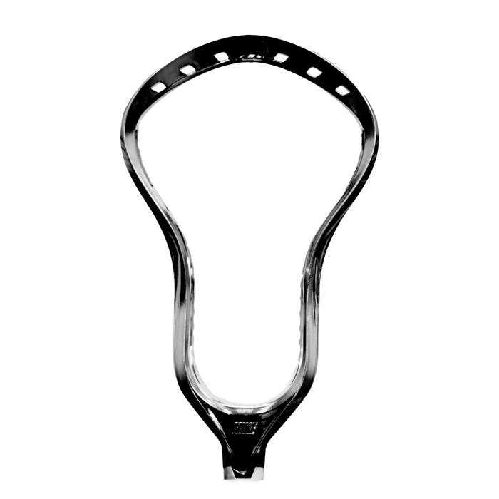 Nike L3 black chrome dyed unstrung lacrosse head front view