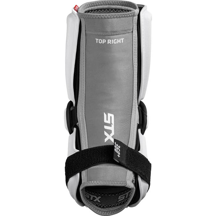 STX Stallion 500 Lacrosse Arm Guards in white inside