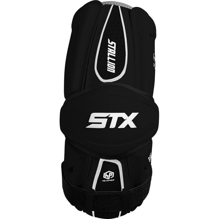 STX Stallion 500 Lacrosse Arm Guards in black