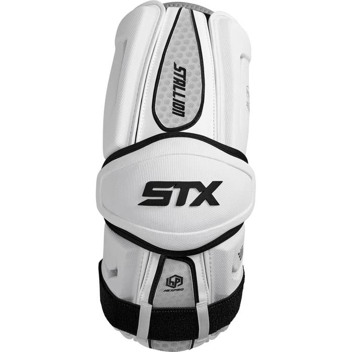 STX Stallion 500 Lacrosse Arm Guards in white
