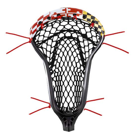 Maryland Womens Dyed Lacrosse Head