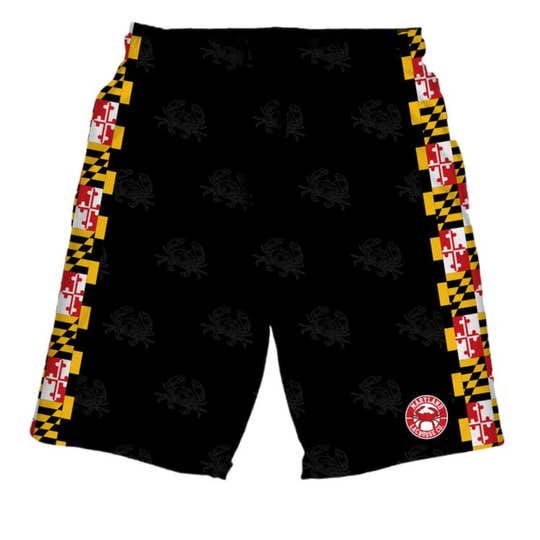 Maryland Lacrosse Co Graphic Shorts front view