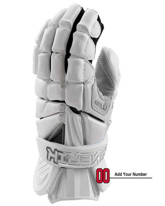 Maverik MAX Lacrosse Gloves - White