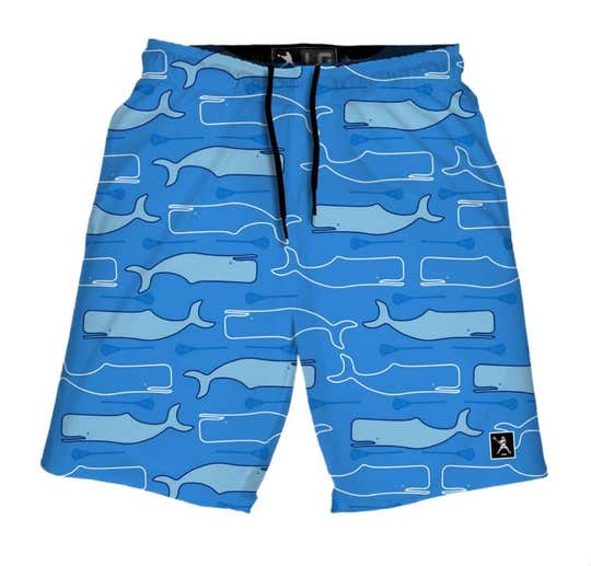 moby lacrosse shorts front view