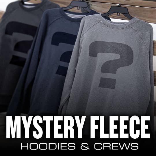 Men's Mystery Fleece Hoodies OR Crews