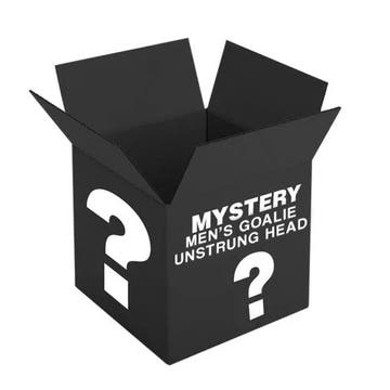 Men's mystery unstrung goalie lacrosse head