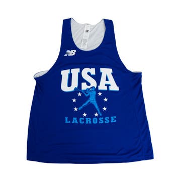 New Balance Women's USA Royal Lacrosse Pinnie