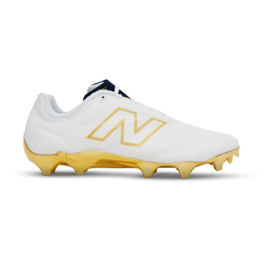 New Balance LE Gold USA Lacrosse Cleats outside view