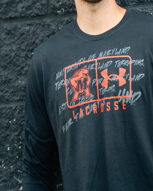 Maryland Lacrosse Under Armour Long Sleeve Tee - Adult