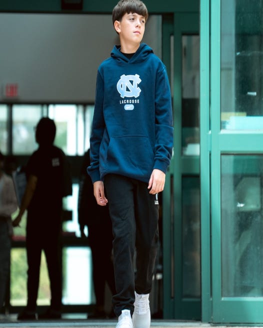 UNC Lacrosse Nike Hoodie - Youth