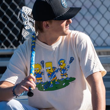Simpsons Lacrosse Stance Tee - Adult