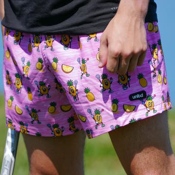 Pineapple Drip Swim Dodge Lacrosse Shorts