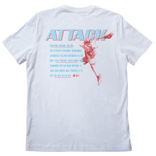 Women's Position Lacrosse Tee - Attack Back