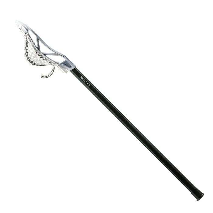 ECD Rebel CF5 complete lacrosse stick full stick side view angled