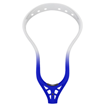 Custom bottom fade dyed lacrosse head royal blue