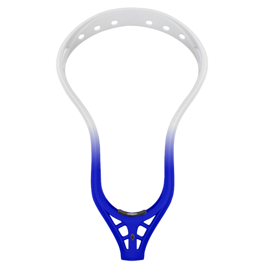 Custom bottom fade dyed lacrosse head royal blue