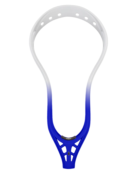 Custom bottom fade dyed lacrosse head royal blue