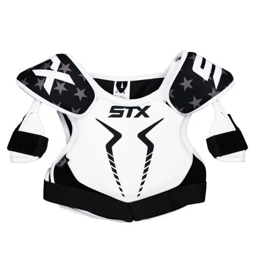 STX Stallion 75 Lacrosse Shoulder Pads front view