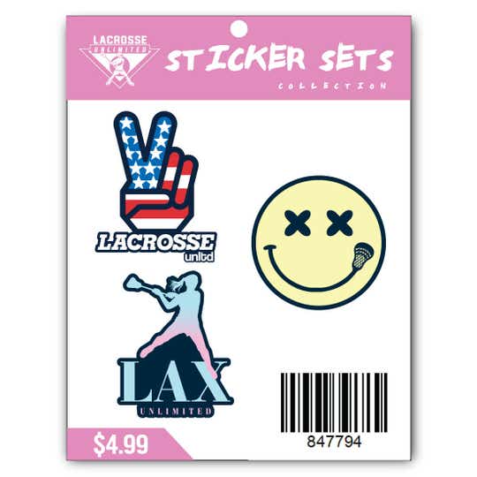 UNLTD Girl's Lacrosse Sticker Pack