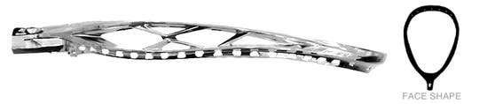 STX Eclipse 3 silver Chrome unstrung lacrosse head
