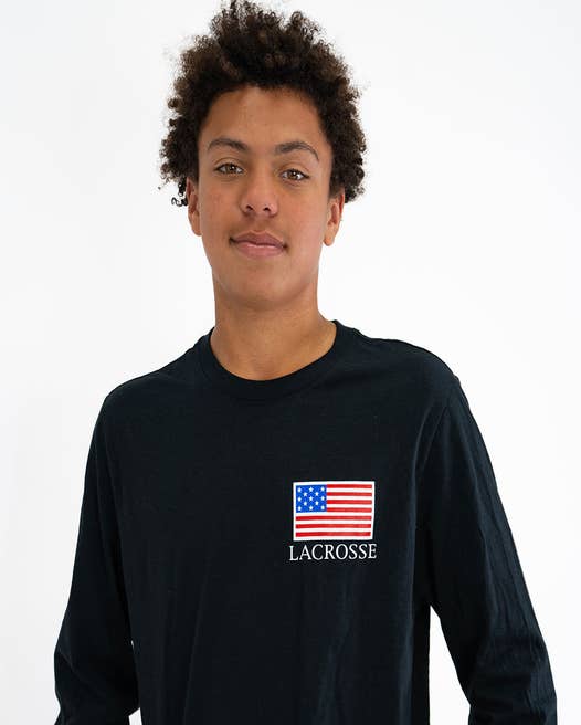 Nike USA Lacrosse Long Sleeve Tee- Youth
