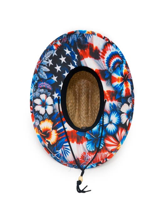 USA Lacrosse Straw Hat