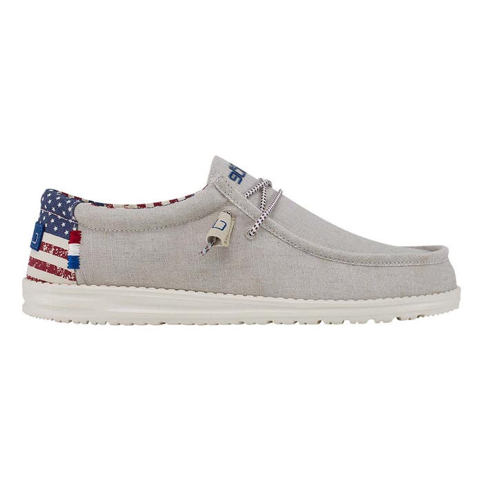 Hey Dude Wally Patriotic Shoes - Main