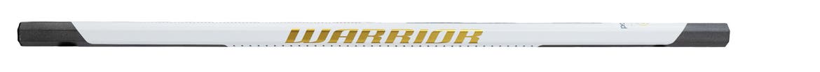 unltd x Warrior Burn XP2 Gold USA Lacrosse Shaft full shaft horizontal view