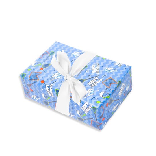 lacrosse wrapping paper