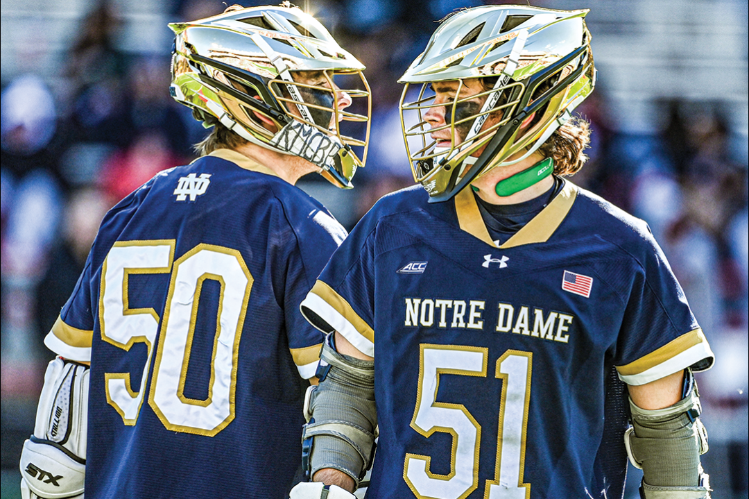 The Kavanaugh Brothers playing for Notre Dame Lacrosse